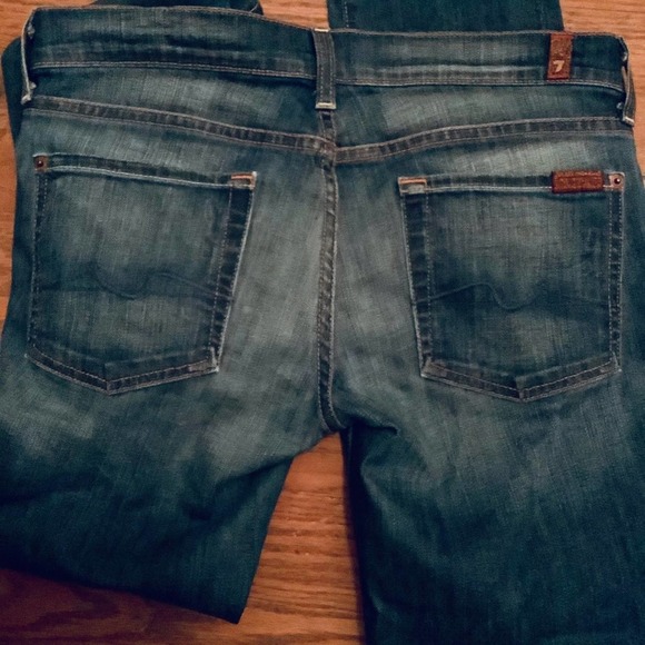 7 for All Mankind Roxanne Blue Bootcut Jeans - Picture 8 of 8